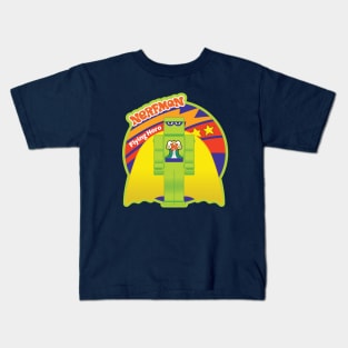 Nerfman Flying Hero Kids T-Shirt
